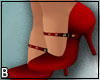 Red Rockabilly Heels