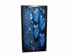 Blue glass hearts