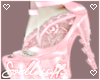 Femboy Lace Heels Pink