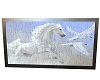 white horse rain picture