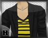 !H! Black Yellow Top