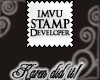 Exclusive IMVU Dev Stamp