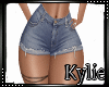 Dark Denim Shorts