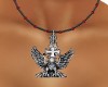 eagle and cross necklace