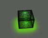 Green Toxic Skull Cube