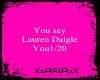 You Say Lauren Daigle