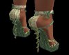 LV Green heels