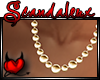 |Sx|Gold Pearls Necklace