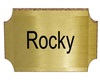 Rocky wall plaque