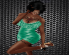 P* Cute Teal Dress