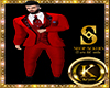 Passion Red Formal vest