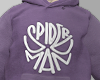 Hoodie Purple Spider