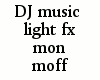 {LA} DJ music light fx