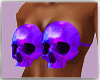 Purple Rave Skull Top