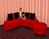 Red Sofa with 10 poses