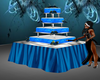 *AR* Blue Wedding Cake