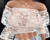 Anya Lace White  Top