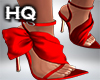 Silk Sandals / Red