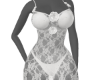 MI White Lace Dress