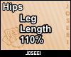 Leg Length 110%