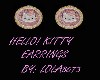 HELLO! KITTY EARRINGS