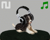 Anim Puppy/stool w/Radio