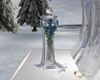 Wed columns blue/cand