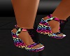 sandals multicolor leop