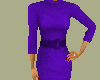 Knit Dress Purple