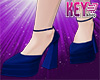 K* Platform Heels Blue