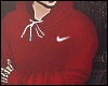 g. red hoodie