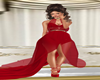 THE LADY IN RED GOWN