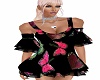 butterflies black short