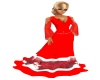 Red Xmas Ball Gown