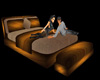 DB Choc Wood Couples Bed