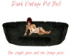 Dark Vintage Pet Bed
