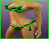 RB Green Falbala Bikini