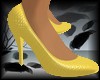 AO~Yellow Leather Pumps