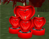 Hearts Candles 3