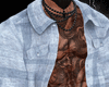 ✖Blue Tattoo Jacket