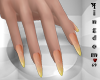 Sharp nails, mix yellow
