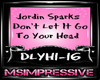 Jordin Sparks/Dnt Let It