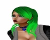green pony tail