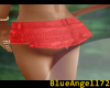 ;ba;cowgirl red shorts