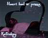 Heart bed w poses