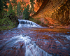 (K) Zion River Waterfall