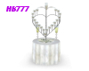 HB777 Wed Heart Fountain