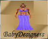 Babys Purple Party Gown