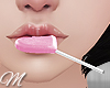 m: Heart Lollipop pink