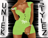 $US$ lime green jumpsuit